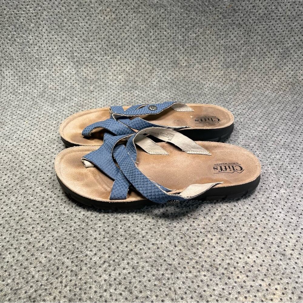 Cliffs by White Mountain Blue Sandals Size 9 Women’s